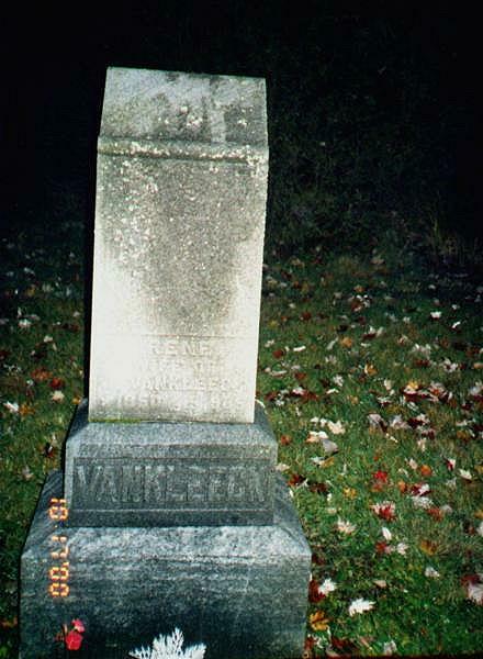 Gravestone of Irene (Le Viness) Van Kleeck.