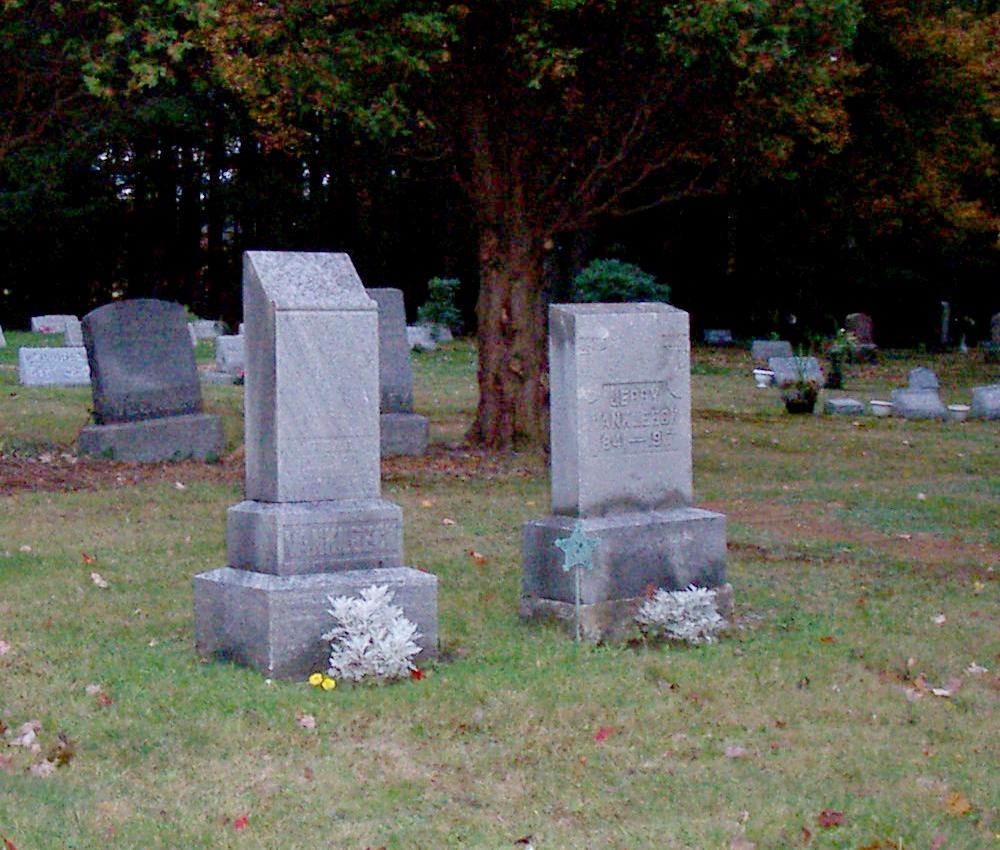 Gravestones of the Van Kleeck's.